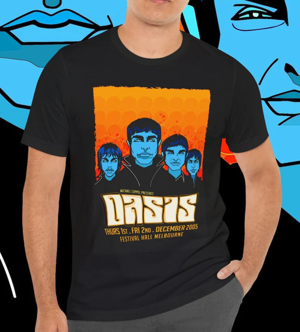 Oasis Festival Hall Melbourne 2005 Concert T-shirt